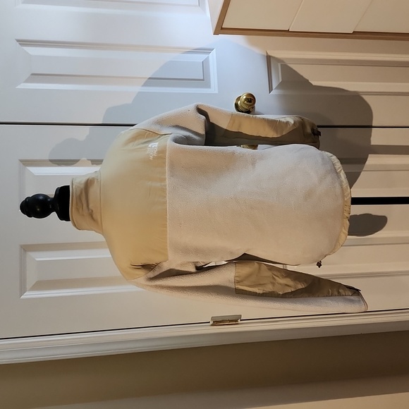 The North Face Jacket cream zip jacket size Medium - Picture 2 of 6